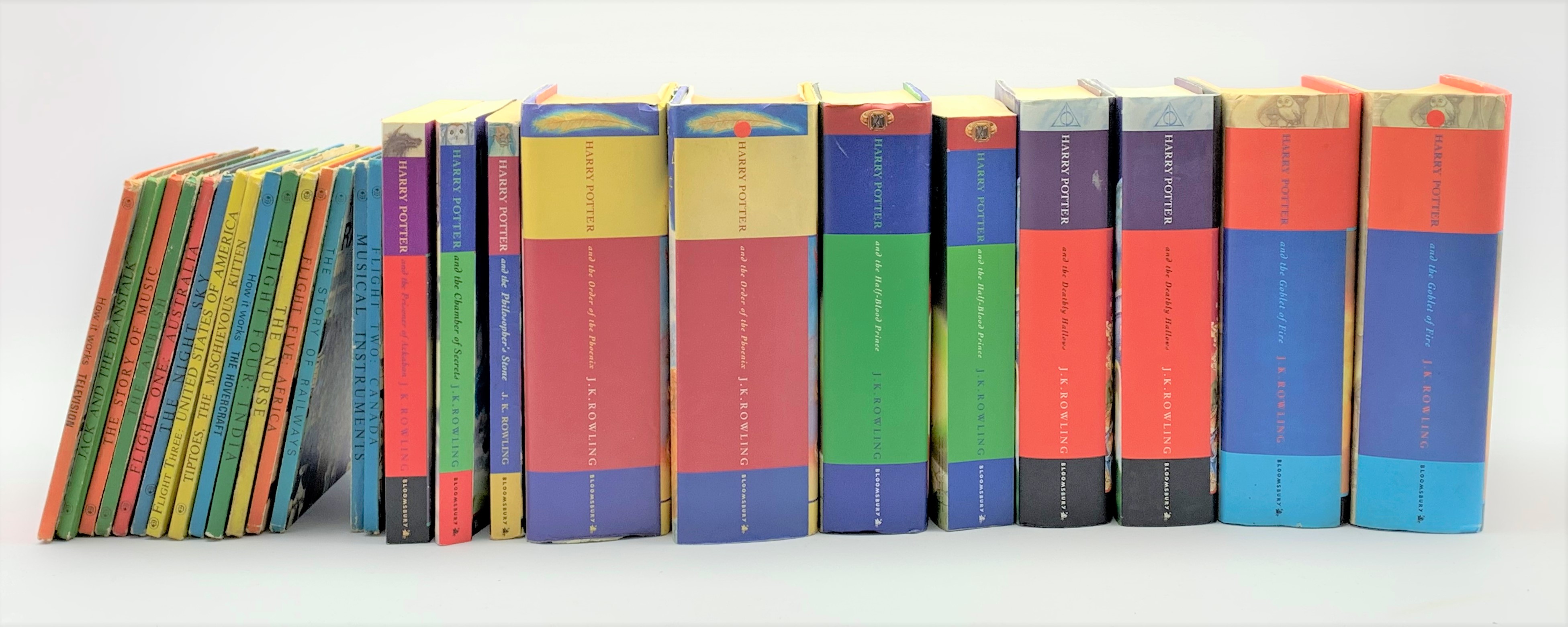 Harry Potter books and a number of ladybird books Condition Report & Further Details