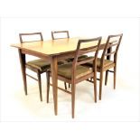 Richard Hornby for Fyne Lady - Mid century Afrormosia dining room suite,