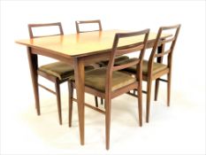 Richard Hornby for Fyne Lady - Mid century Afrormosia dining room suite,