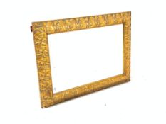 20th century rectangular wall mirror, with acanthus leaf moulded gilt frame, bevelled plate,