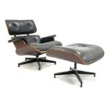 Charles & Ray Eames for Herman Miller - laminated plywood and rosewood veneered lounger