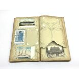 Art Nouveau design postcard album and contents of Continental cards Condition Report &