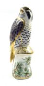 Royal Crown Derby paperweight modelled as a Peregrine Falcon,