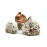 Royal Crown Derby Meadow Rabbit paperweight, Collector's Guild model,