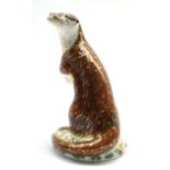 Royal Crown Derby paperweight modelled as a Playful Otter,