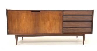 Richard Hornby for Fyne Lady - Mid century Afrormosia teak sideboard,