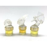 Three Lalique Eau de Parfum bottles 'Lion',