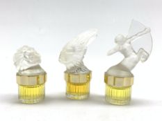 Three Lalique Eau de Parfum bottles 'Lion',