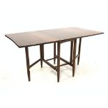 Richard Hornby for Fyne Lady - Mid-century teak drop leaf dining table,