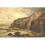 Edward Henry Holder (1864-1917) coastal and river landscapes, oils on canvas, a pair, signed,