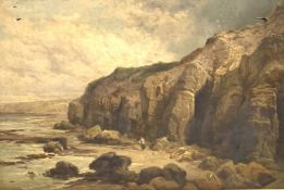 Edward Henry Holder (1864-1917) coastal and river landscapes, oils on canvas, a pair, signed,