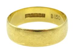 18ct gold wedding band Birmingham 1972 Condition Report & Further Details Approx 3.