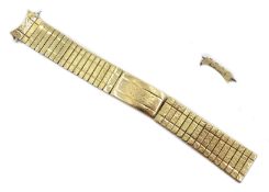 9ct gold expanding watch bracelet hallmarked Condition Report & Further Details