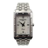 Raymond Weil Tango ladies stainless steel quartz wristwatch, mother of pearl dial model No.