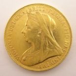 Queen Victoria 1900 gold full sovereign Condition Report & Further Details <a