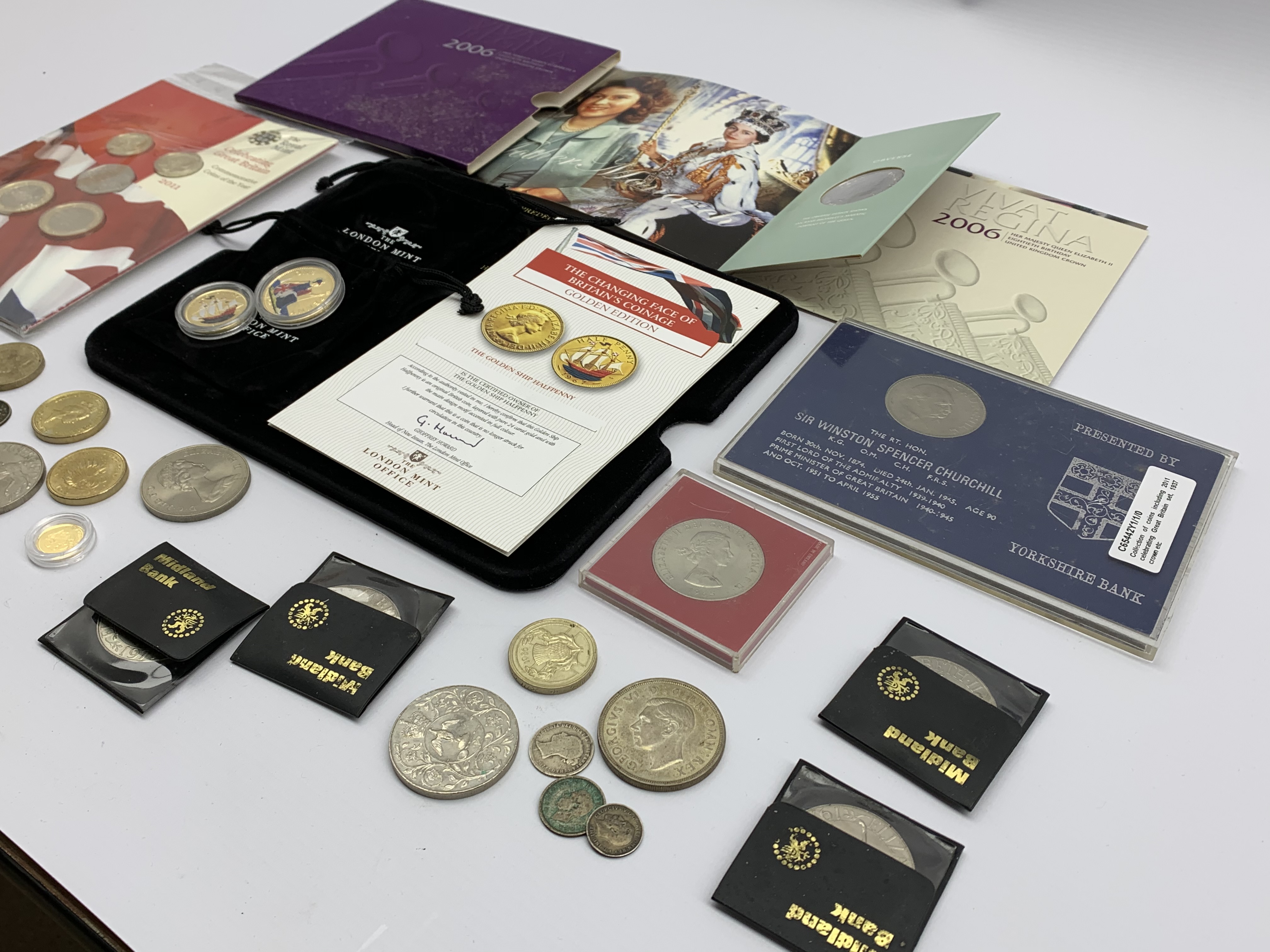 Collection of coins including The Royal Mint 2011 celebrating Great Britain coin set, - Image 2 of 3
