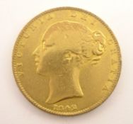 Queen Victoria 1842 gold full sovereign Condition Report & Further Details <a