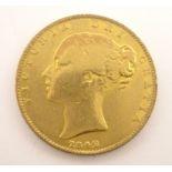 Queen Victoria 1842 gold full sovereign Condition Report & Further Details <a