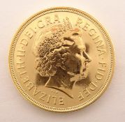 Queen Elizabeth II 2002 gold full sovereign Condition Report & Further Details