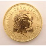 Queen Elizabeth II 2002 gold full sovereign Condition Report & Further Details