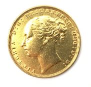 Queen Victoria 1876 gold full sovereign Condition Report & Further Details <a