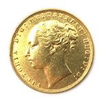 Queen Victoria 1876 gold full sovereign Condition Report & Further Details <a