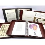 Queen Victoria penny black stamp, black MX cancel, housed in a display wallet,