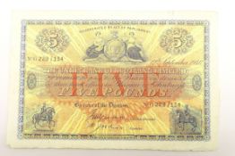 The Union Bank of Scotland Limited five pound note, '12th September 1946',