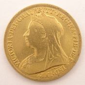 Queen Victoria 1898 gold half sovereign Condition Report & Further Details <a