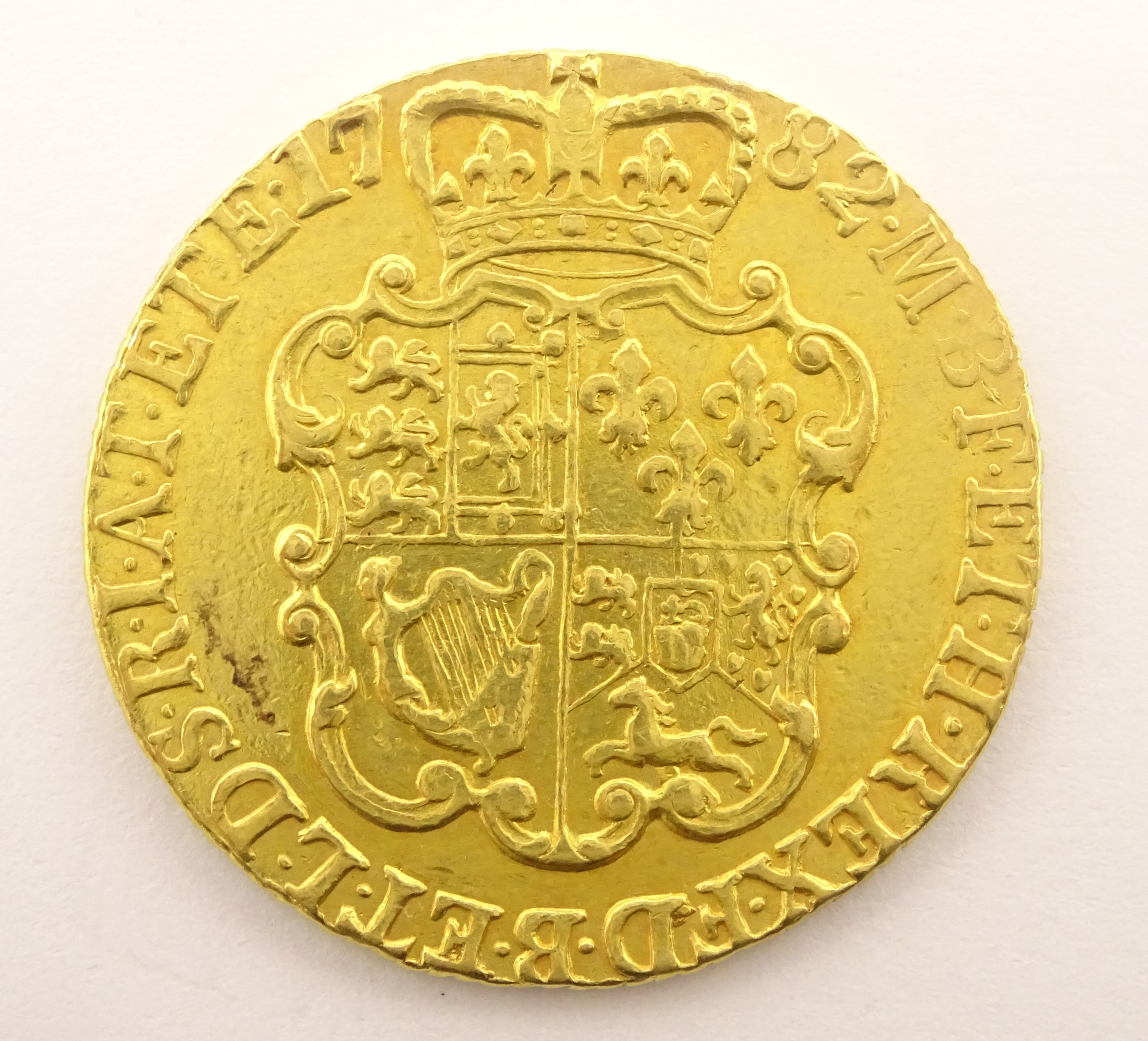 George III 1782 guinea, - Image 2 of 2