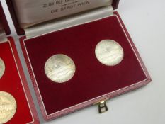 Five Austrian silver 1978 100 schilling coins,