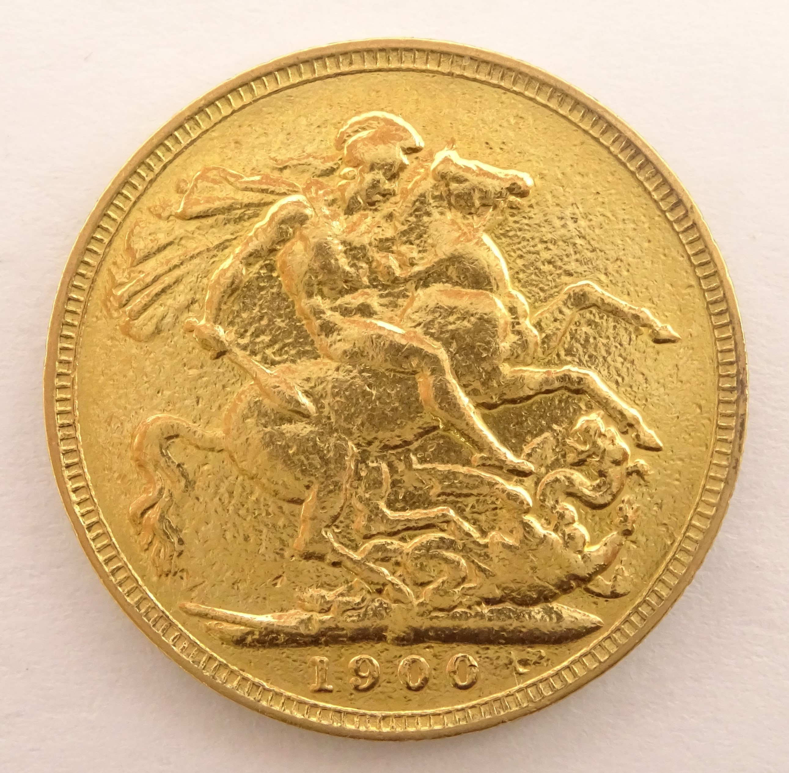 Queen Victoria 1900 gold full sovereign Condition Report & Further Details <a - Image 2 of 2