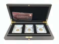 Queen Elizabeth II Tristan Da Cunha 'The 2017 Double Portrait Deluxe Gold Sovereign Set' full,