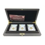 Queen Elizabeth II Tristan Da Cunha 'The 2017 Double Portrait Deluxe Gold Sovereign Set' full,