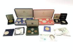 First national coinage of Barbados 1973 proof coin set, cased with certificate,