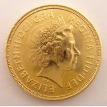 Queen Elizabeth II 2001 gold full sovereign Condition Report & Further Details