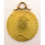 George III 1787 gold spade guinea,