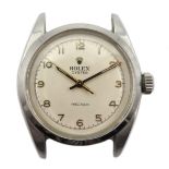 Rolex Oyster Precision gentleman's stainless steel manual wind wristwatch c.1957/8, model No.