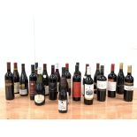 Mixed red wines including Chateau-Figeac 1993 premier grand cru classe St. Emilion 75cl 12.