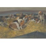 * Charles Walter Simpson (British 1885-1971): 'The Bramham Moor Dog Pack after a Hard Day'