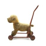 20th century Chiltern Toys push along dog,