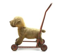 20th century Chiltern Toys push along dog,