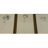 * Don Bachardy (American 1934-): Portrait Studies of George, 7th Earl of Harewood and Patricia,