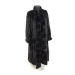 Full length Canadian mink coat,