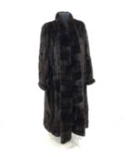Full length Canadian mink coat,