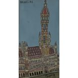 * Emerik Fejes (Serbian 1904-1969): Brussels Town Hall,