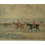 * George Walker (British 19th Century): Fox Hunting Scene 'Yoax Cypher',