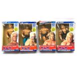 Four boxed 'World Championship Wrestling' figures Condition Report & Further Details