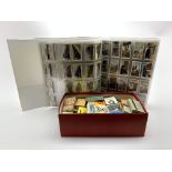 Modern loose leaf album containing over two thousand two hundred cigarette cards by Gallahers, R.