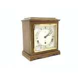 Elliot and sons - Early 20th century oak cased mantel clock,